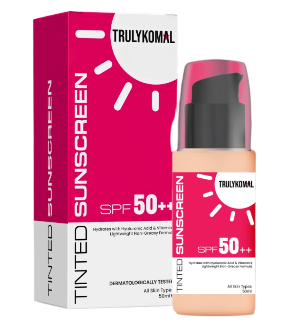 Truly Komal Tinted Sunscreen SPF50++