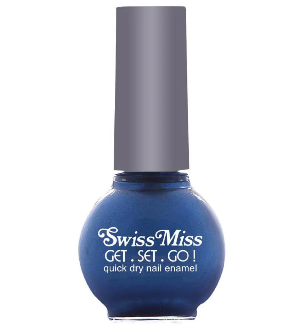 Swiss Miss Get Set Go Quick Dry Nail Paint - 407 Cobalt Craze