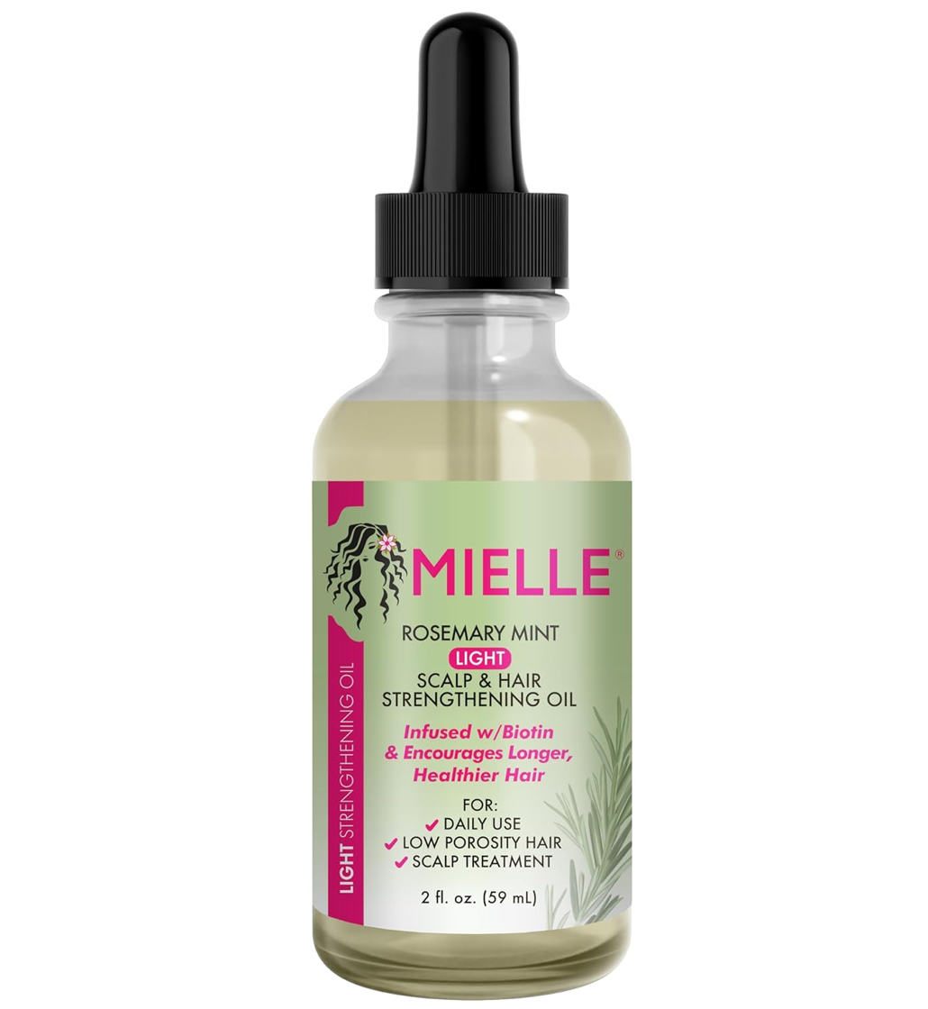 Mielle Rosemary Mint Scalp & Hair Strengthening Oil - Light