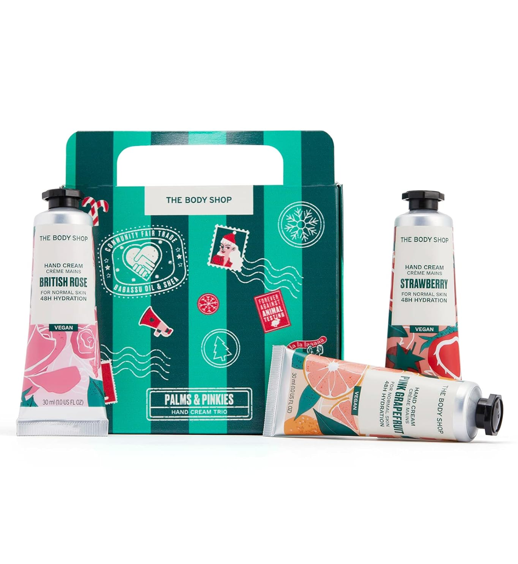 The Body Shop Palms & Pinkies Hand Cream Trio