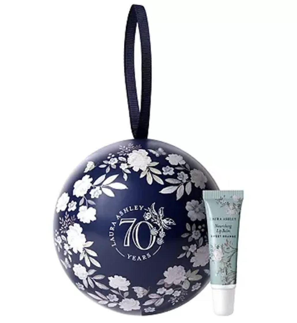 Laura Ashley Decorative Bauble & Lip Balm