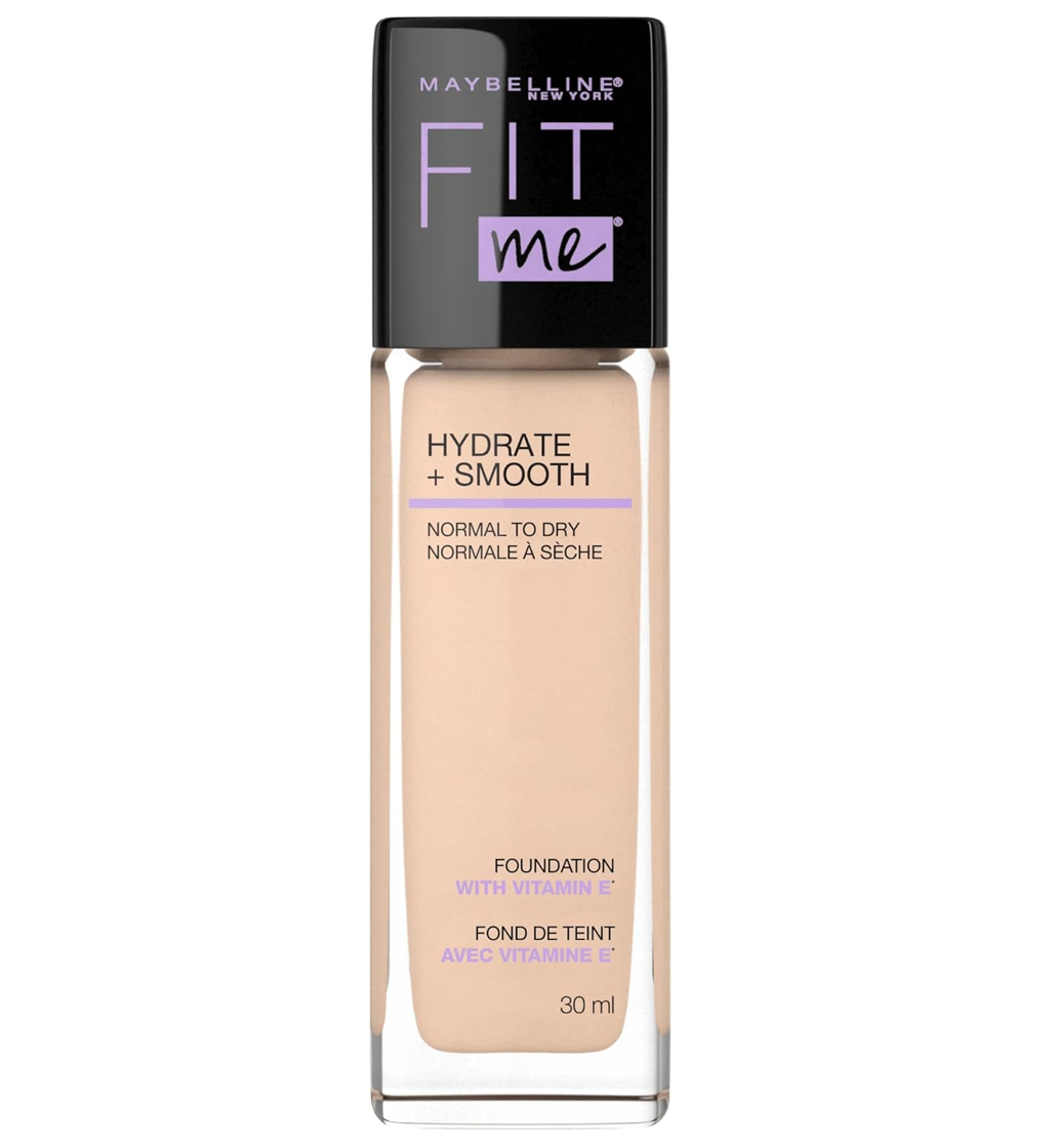 Maybelline Fit Me® Hydrate + Smooth Liquid Foundation with SPF 18