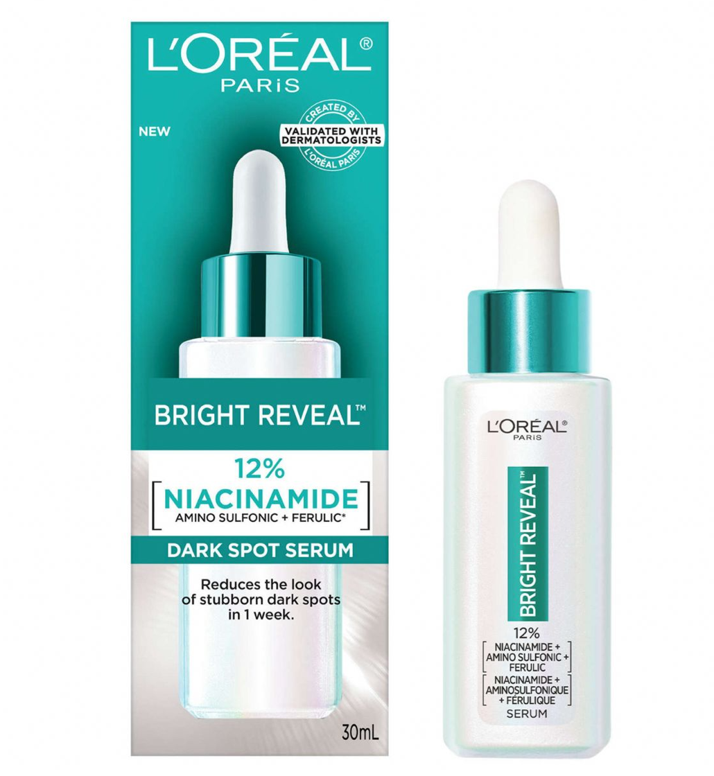 L'Oreal Paris Bright Reveal [12% Niacinamide + Amino Sulfonic + Ferulic] Dark Spot Serum