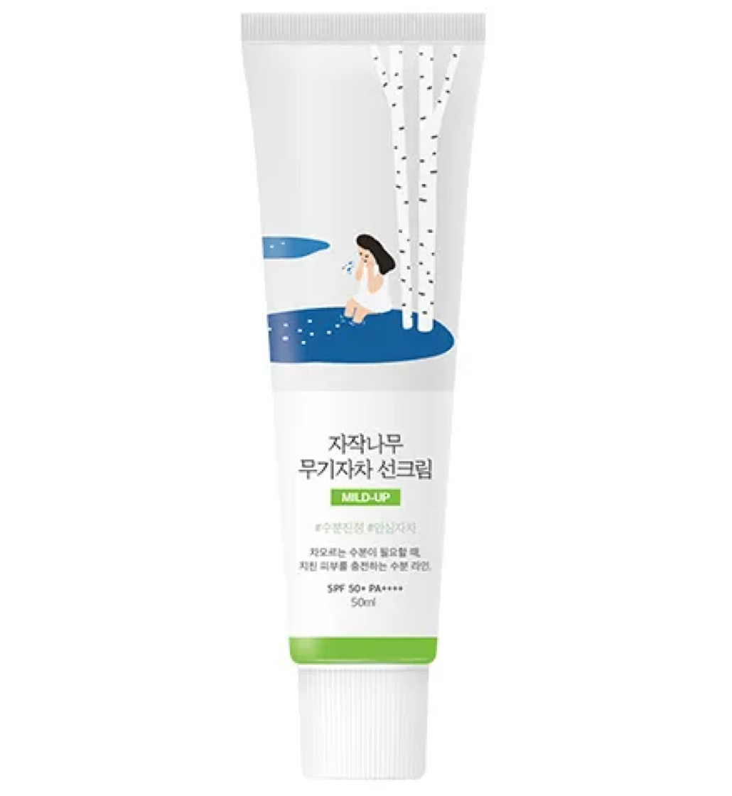 Round Lab Birch Moisturizing Mild-Up Sunscreen SPF50+