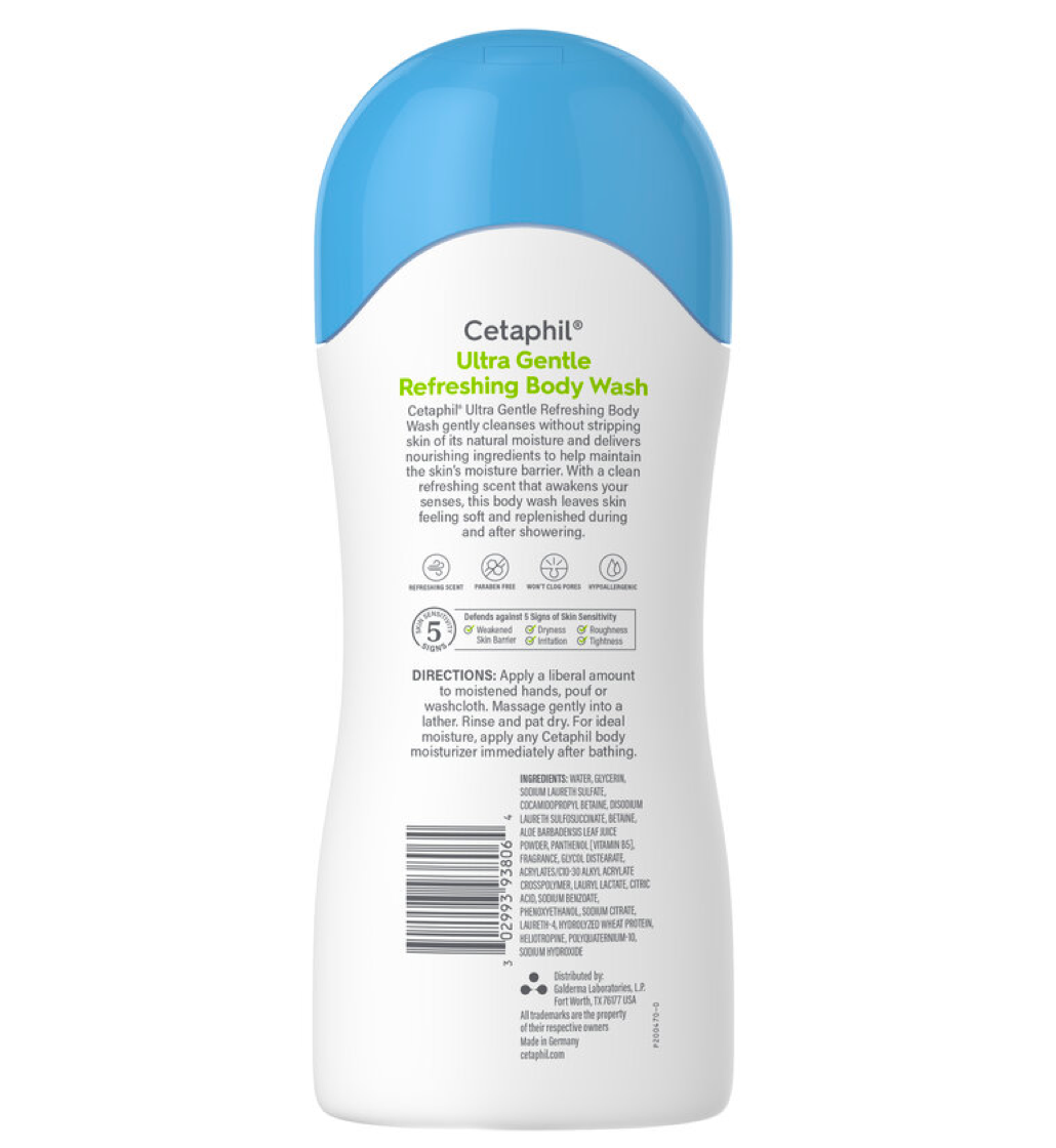 Cetaphil Ultra Gentle Refreshing Body Wash