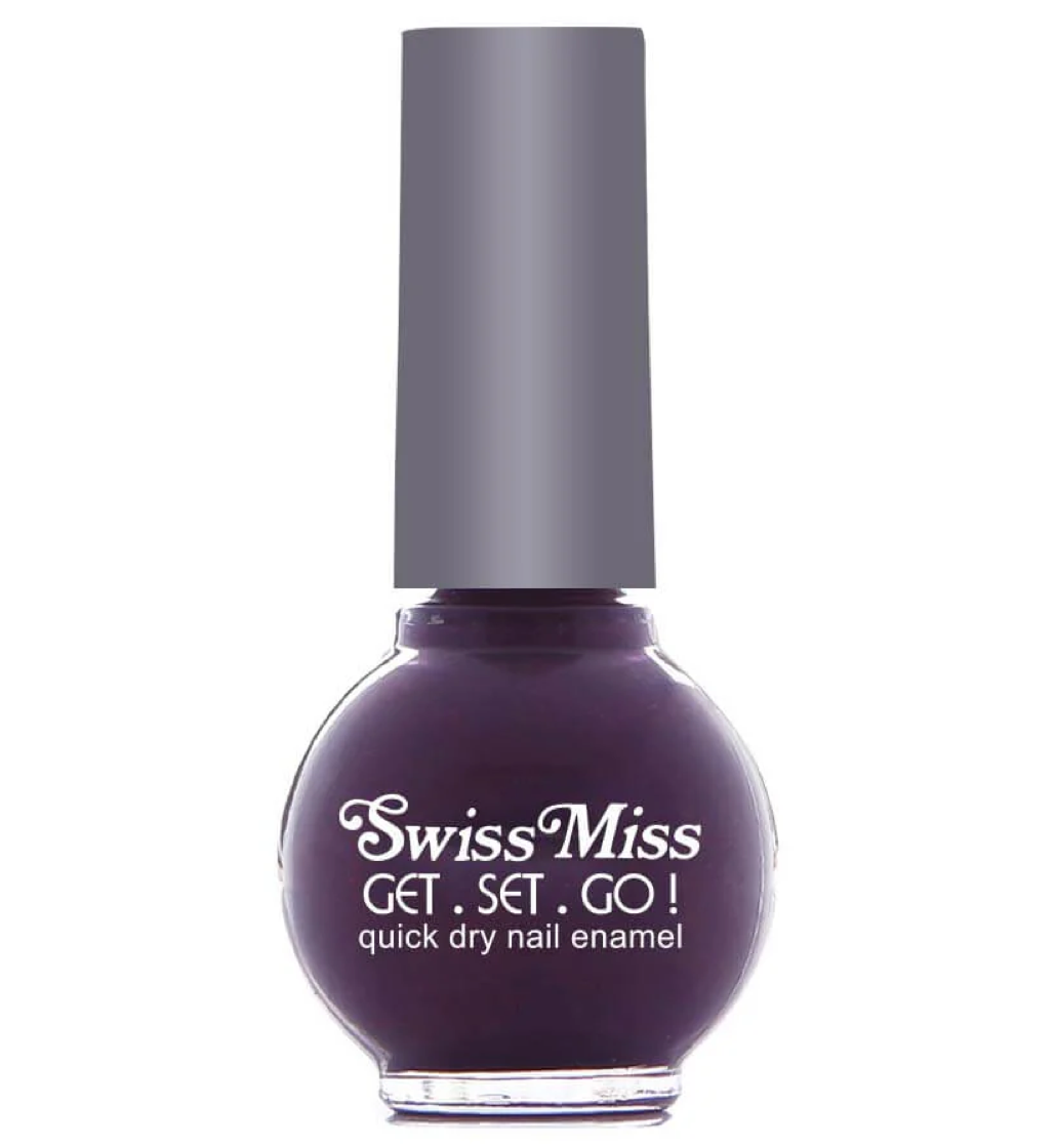 Swiss Miss Get Set Go Quick Dry Nail Paint - 406 Purple Passion