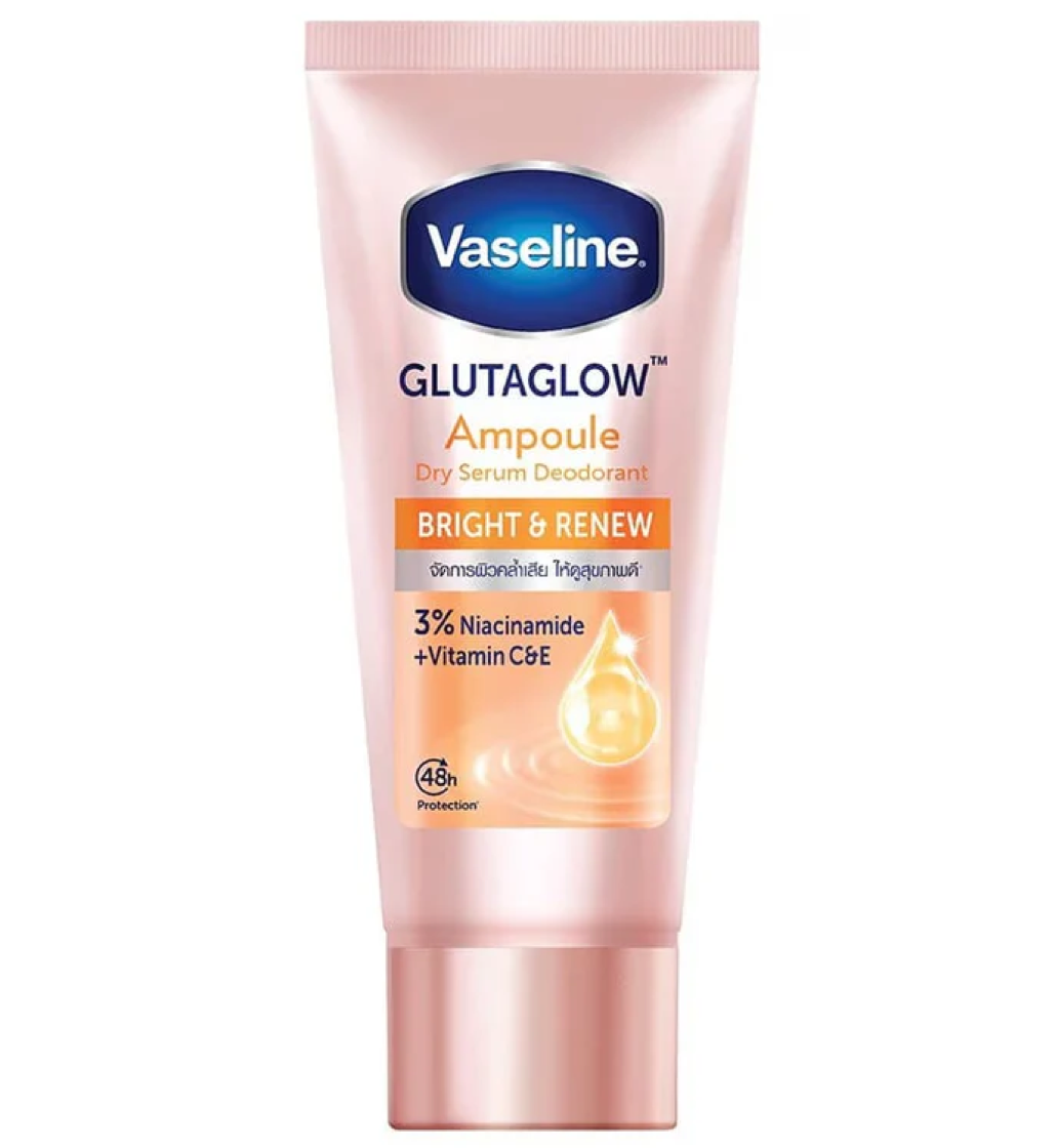 Vaseline GlutaGlow Ampoule Dry Serum Deodorant Bright & Renew