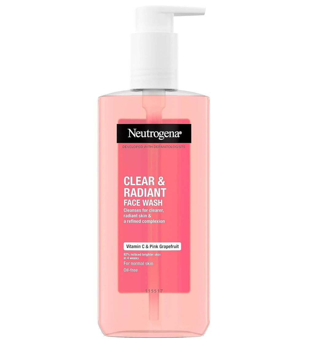 Neutrogena Clear & Radiant Face Wash Vitamin C & Pink Grapefruit