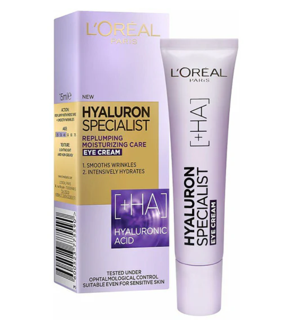 L'Oreal Paris Hyaluron Expert Replumping Moisturizing Care Eye Cream