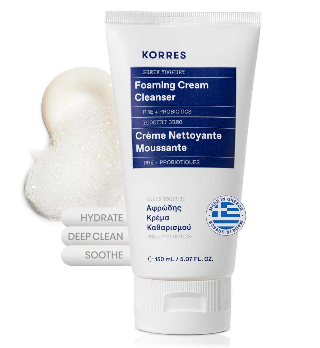 Korres Greek Yoghurt Foaming Cream Cleanser