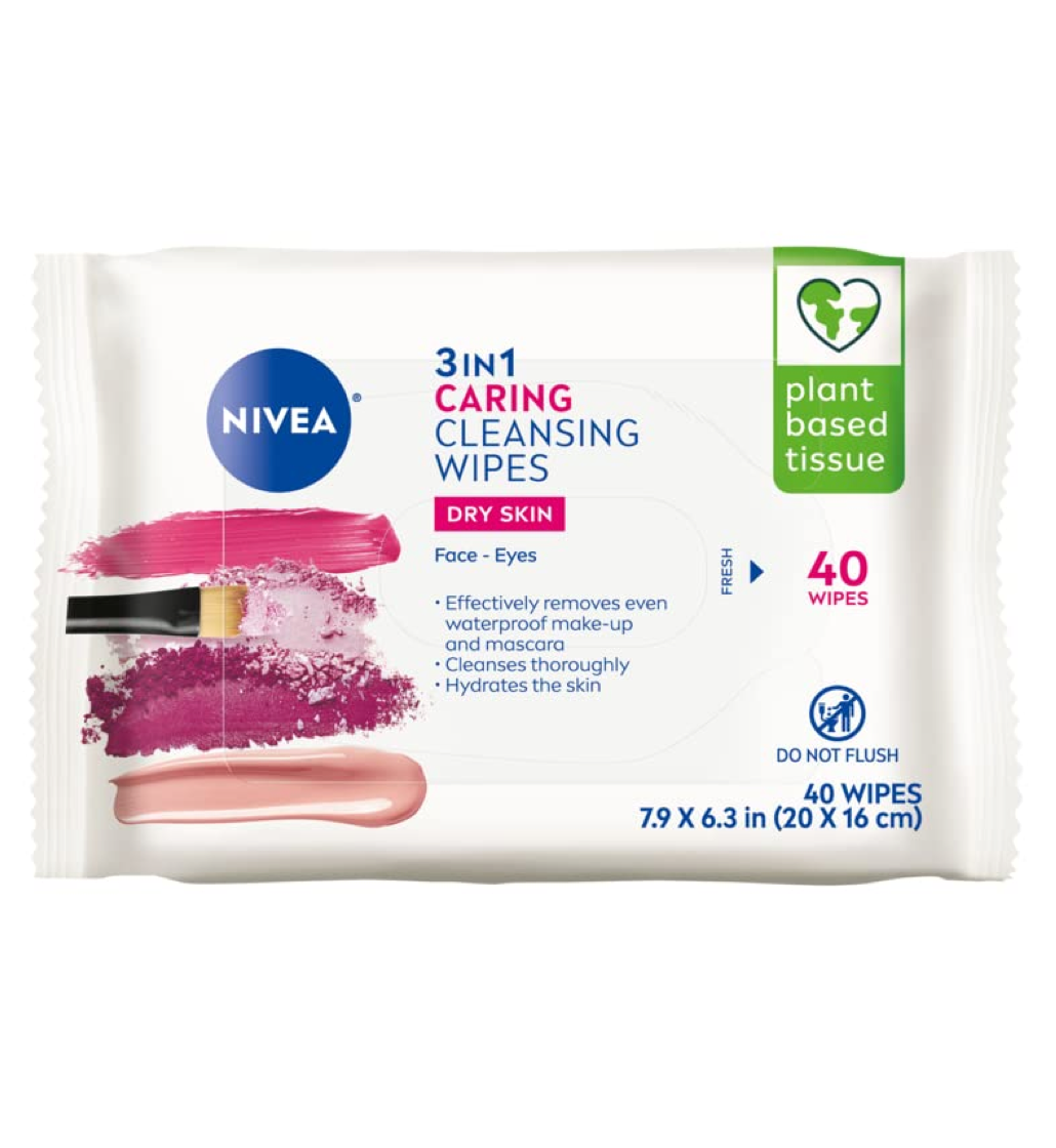 Nivea 3 In 1 Caring Cleansing Wipes