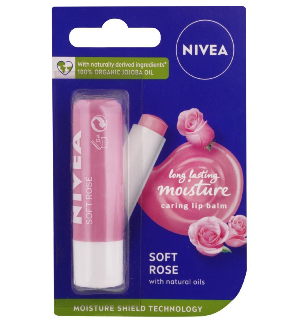 Nivea Soft Rose Long Lasting Lip Balm