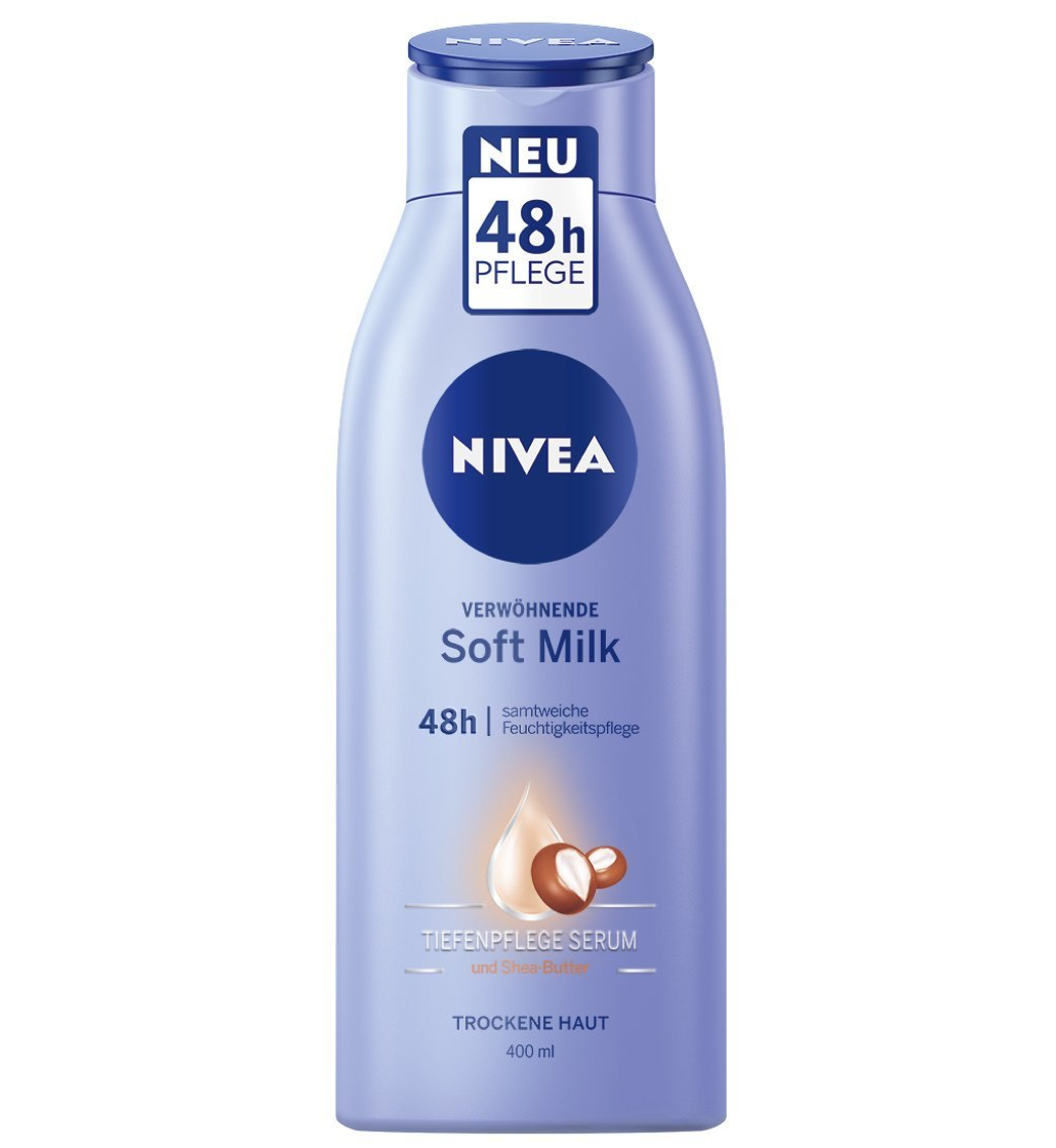 Nivea Body Soft Milk Deep Care Serum And Shea Butter