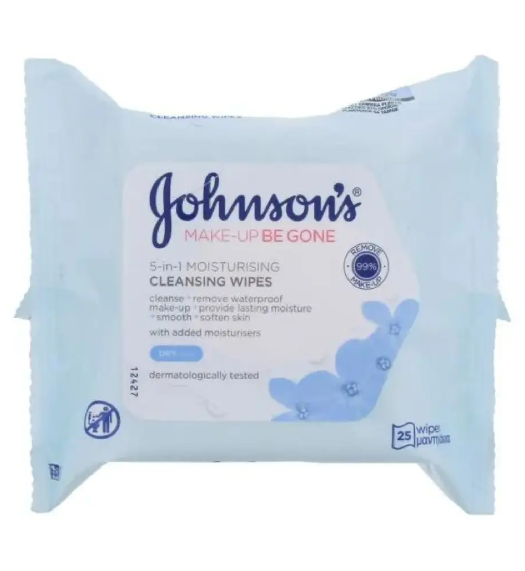 Johnson’s Make Up Be Gone 5-in-1 Moisturising Cleansing Wipes