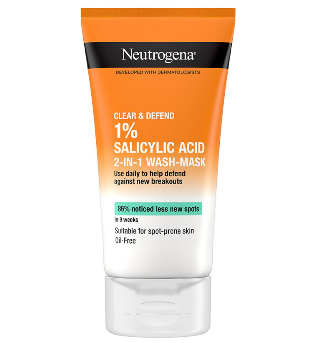 Neutrogena Clear and Defend 2-in-1 Wash-Mask