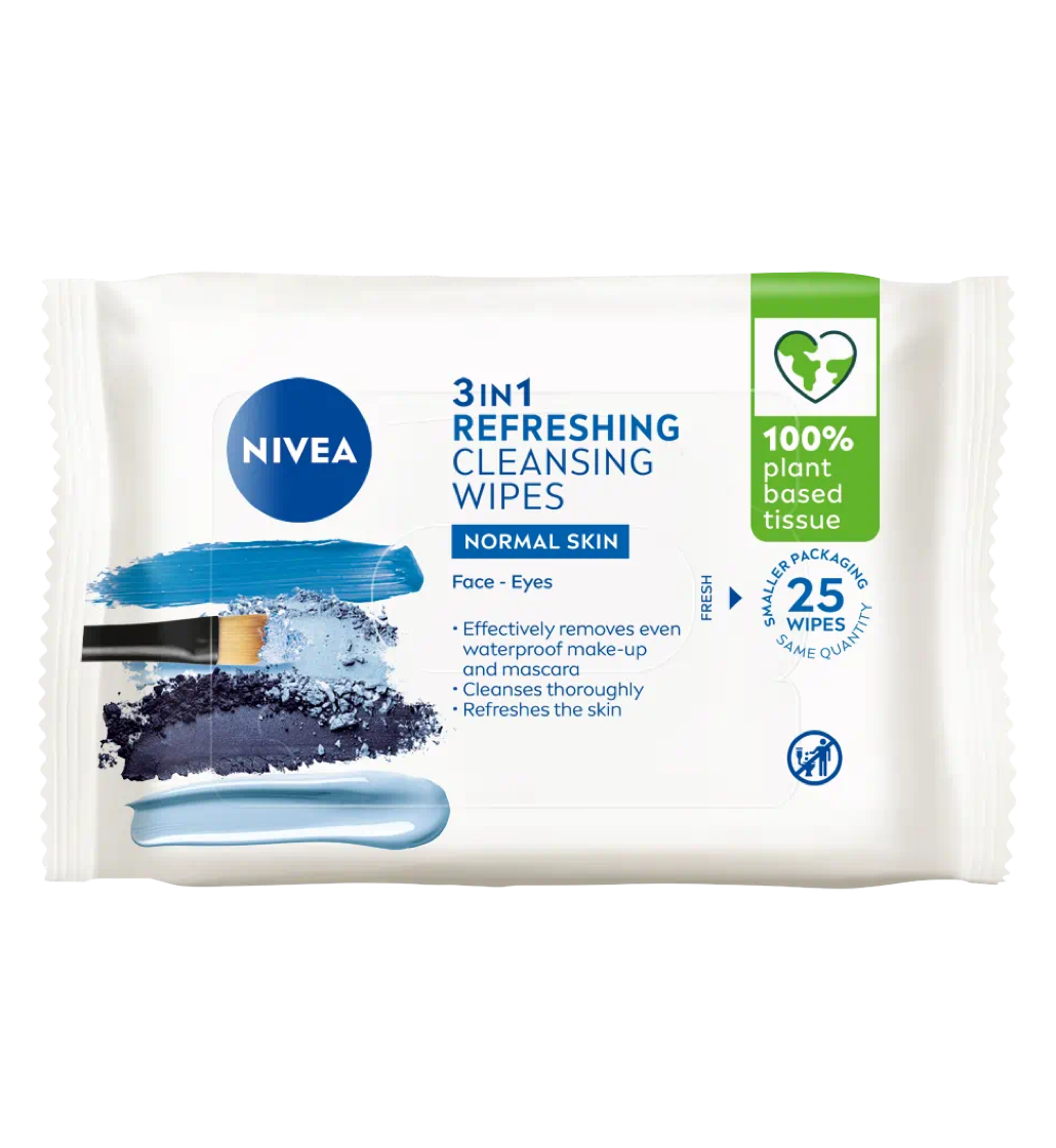 Nivea 3 IN 1 Refreshing Cleansing Wipes