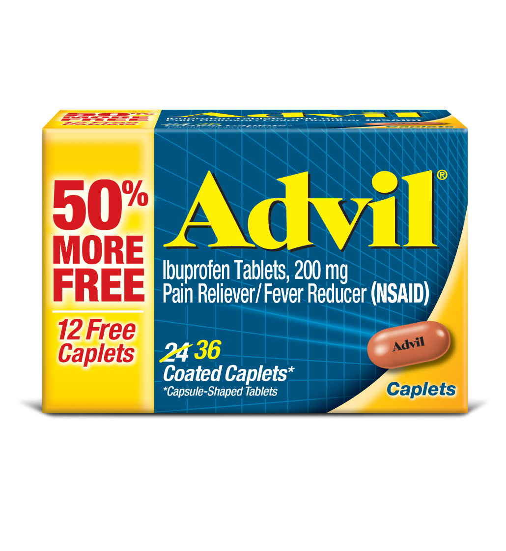 Advil Ibuprofen Pain Reliever & Fever Reducer Tablets