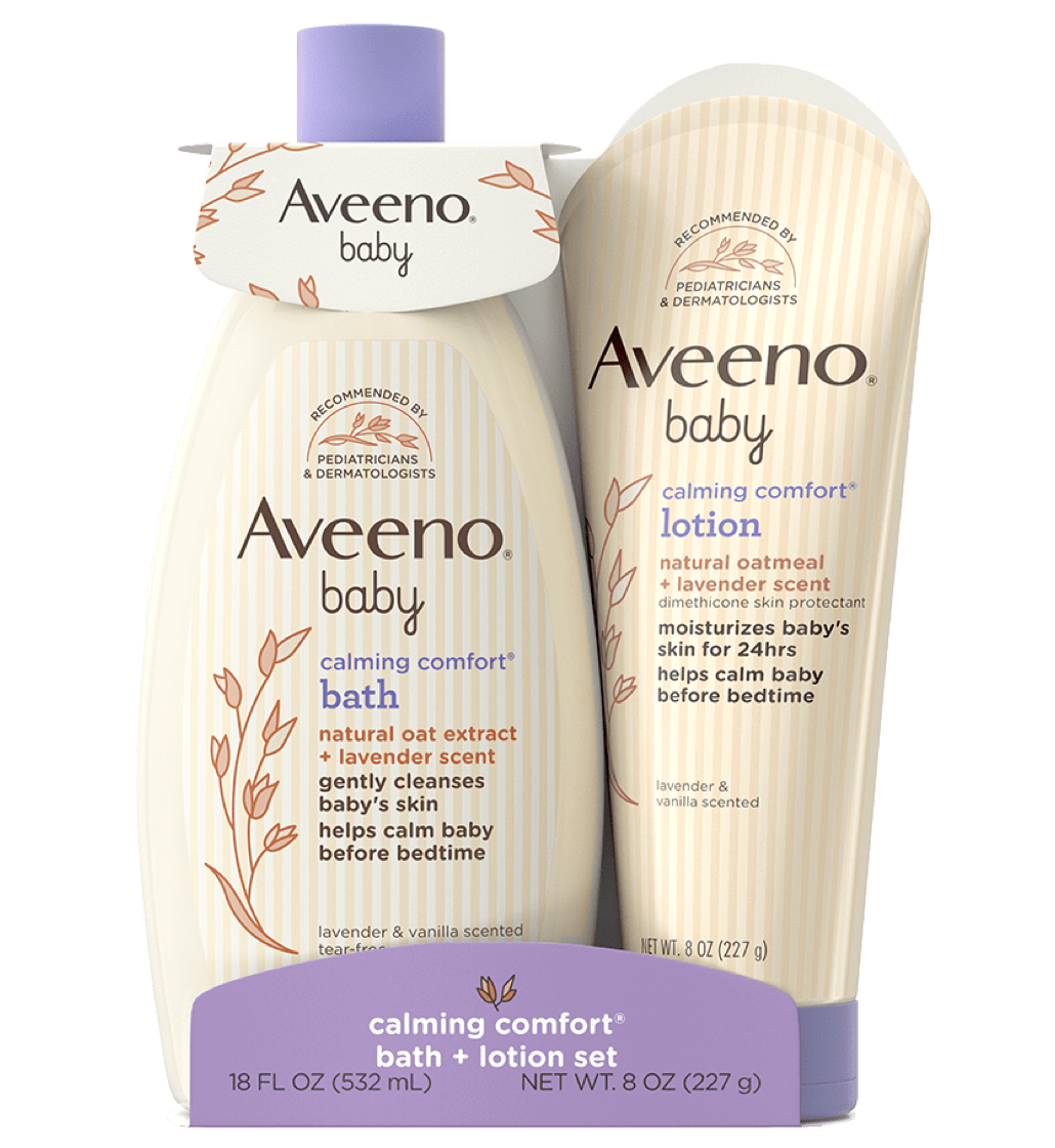 Aveeno Baby Calming Comfort® Bath + Lotion Set