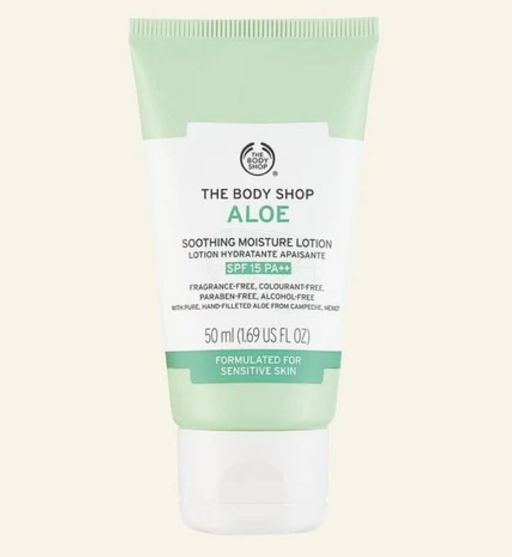 The Body Shop Aloe Soothing Moisture Lotion SPF15 PA++