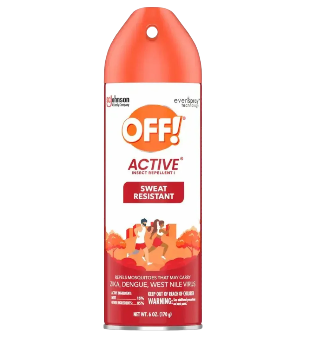 OFF! Active Sweat Resistant Bug Spray & Insect Repellent