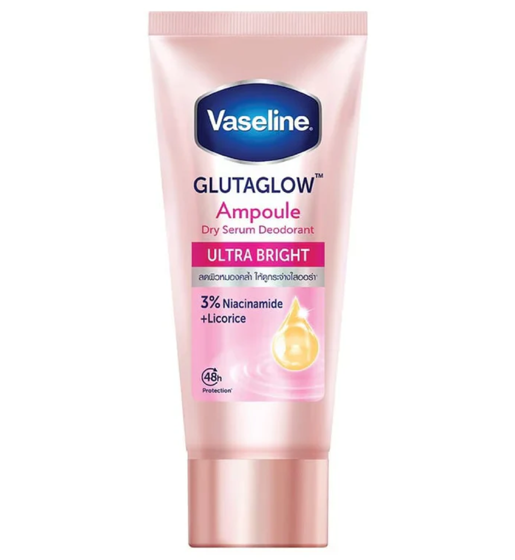 Vaseline GlutaGlow Ampoule Dry Serum Deodorant Ultra Bright