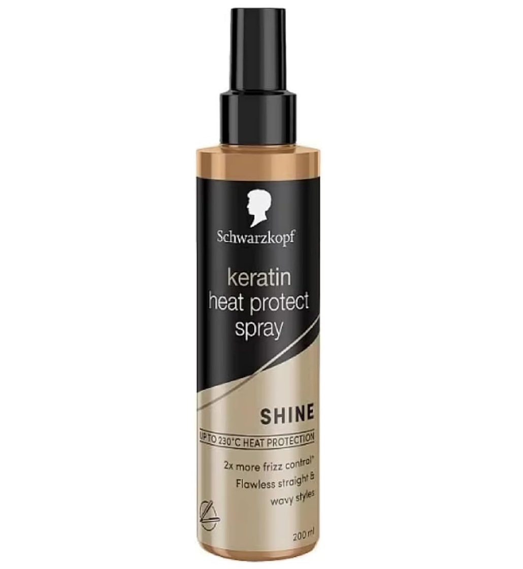 Schwarzkopf Keratin Heat Protect Hair Spray Shine