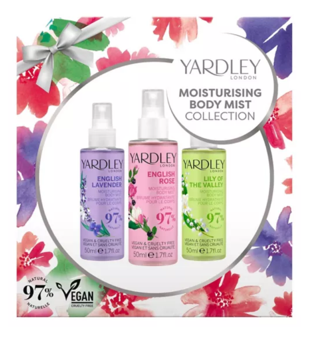 Yardley London Moisturising Body Mist Collection