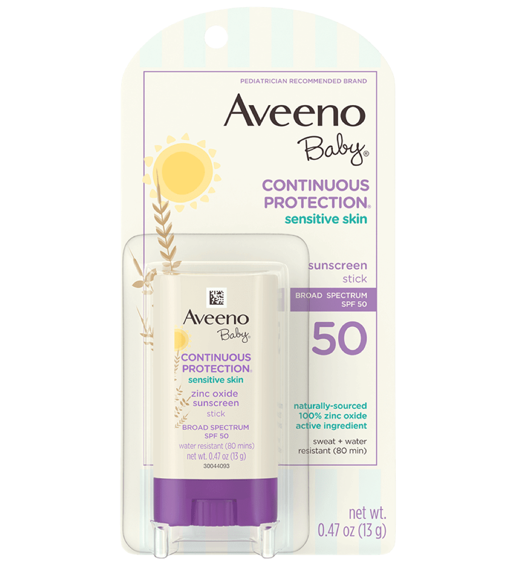 Aveeno Baby Sensitive Skin Face Stick Sunscreen SPF 50