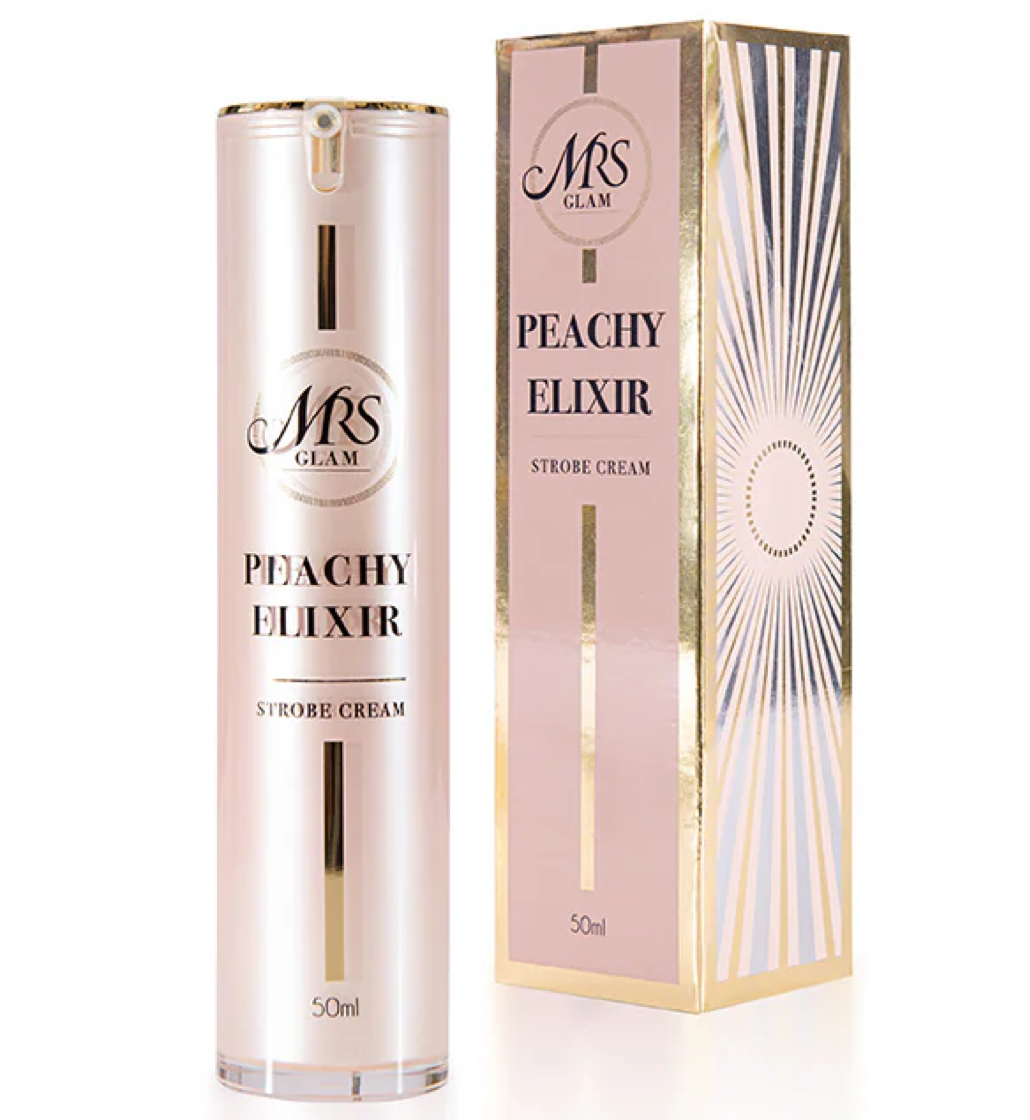 Mrs Glam Peachy Elixir Strobe Cream