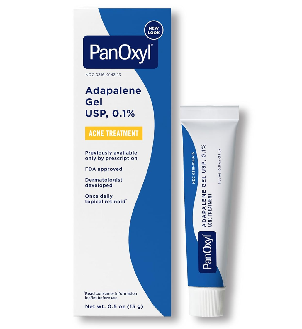 PanOxyl Adapalene Gel USP 0.1% Acne Treatment