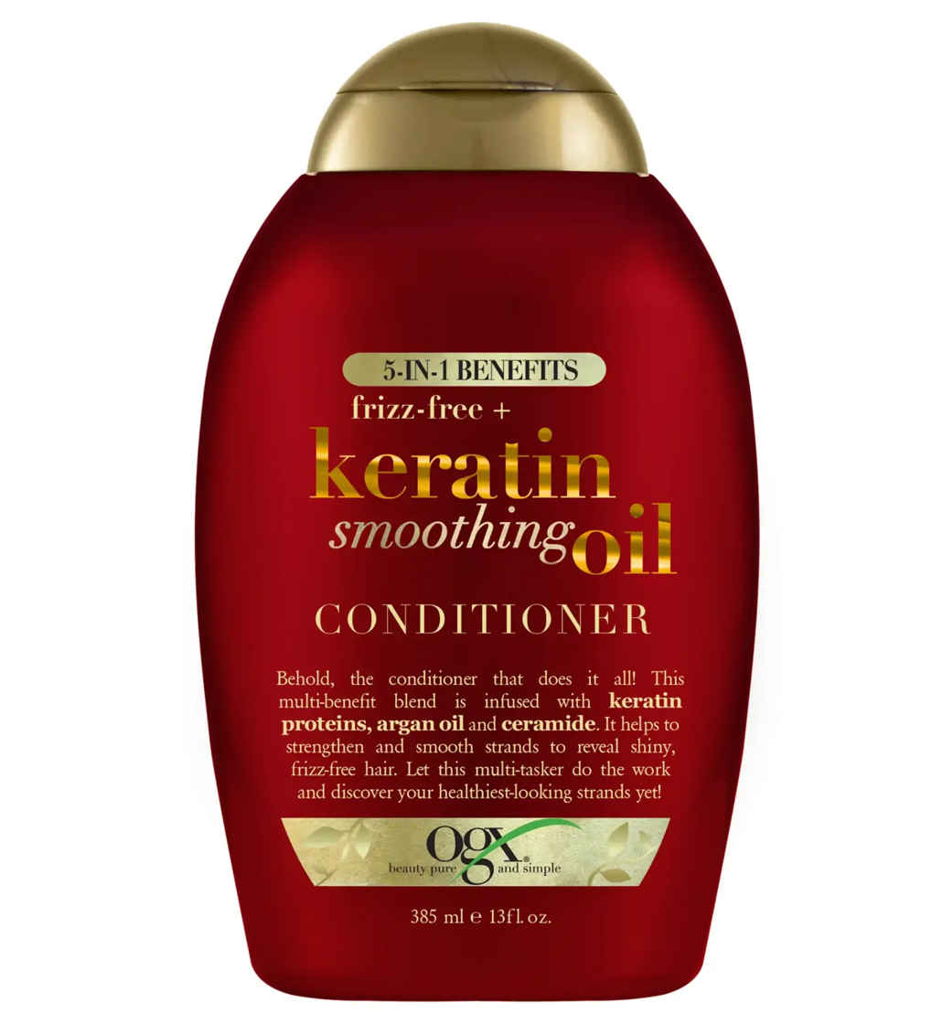 OGX 5 in 1 Frizz-Free + Keratin Smoothing Oil Conditioner