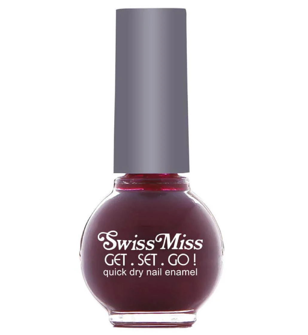 Swiss Miss Get Set Go Quick Dry Nail Paint - 284 True Maroon