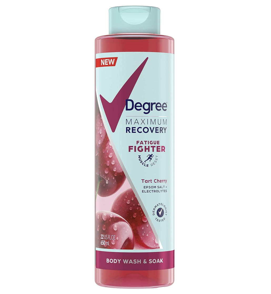 Degree Maximum Recovery Fatigue Fighter Body Wash and Soak