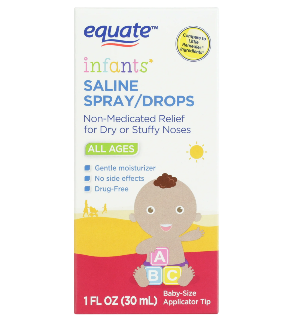 Equate Infants' Saline Spray/Drops All Ages