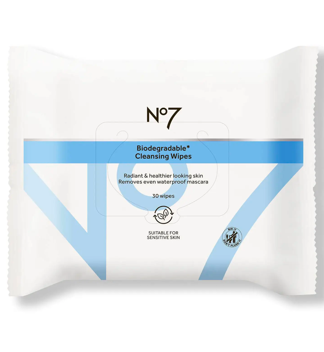 No7 Biodegradable Cleansing Wipes