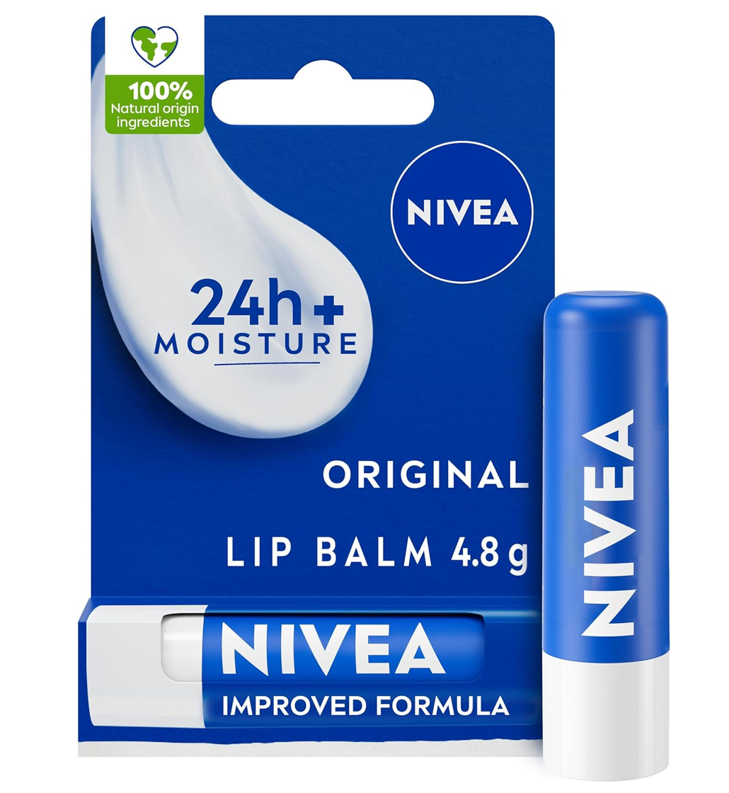 Nivea Original Care 24h+ Moisture Lip Balm