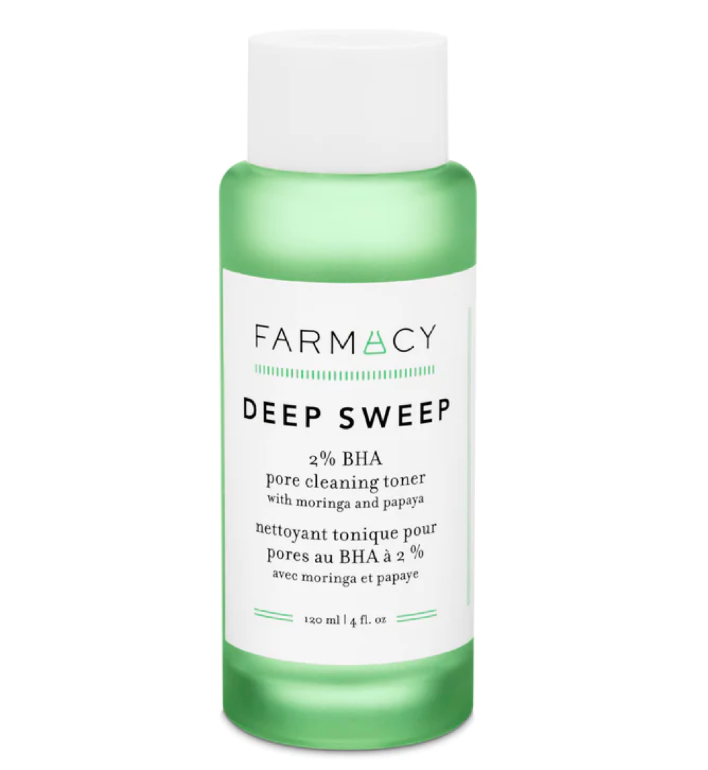 Farmacy Deep Sweep 2% BHA Pore Cleaning Toner with Moringa + Papaya