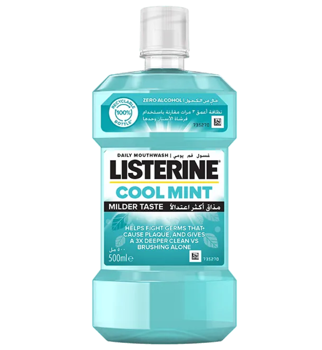 Listerine® Cool Mint Milder Taste Mouthwash