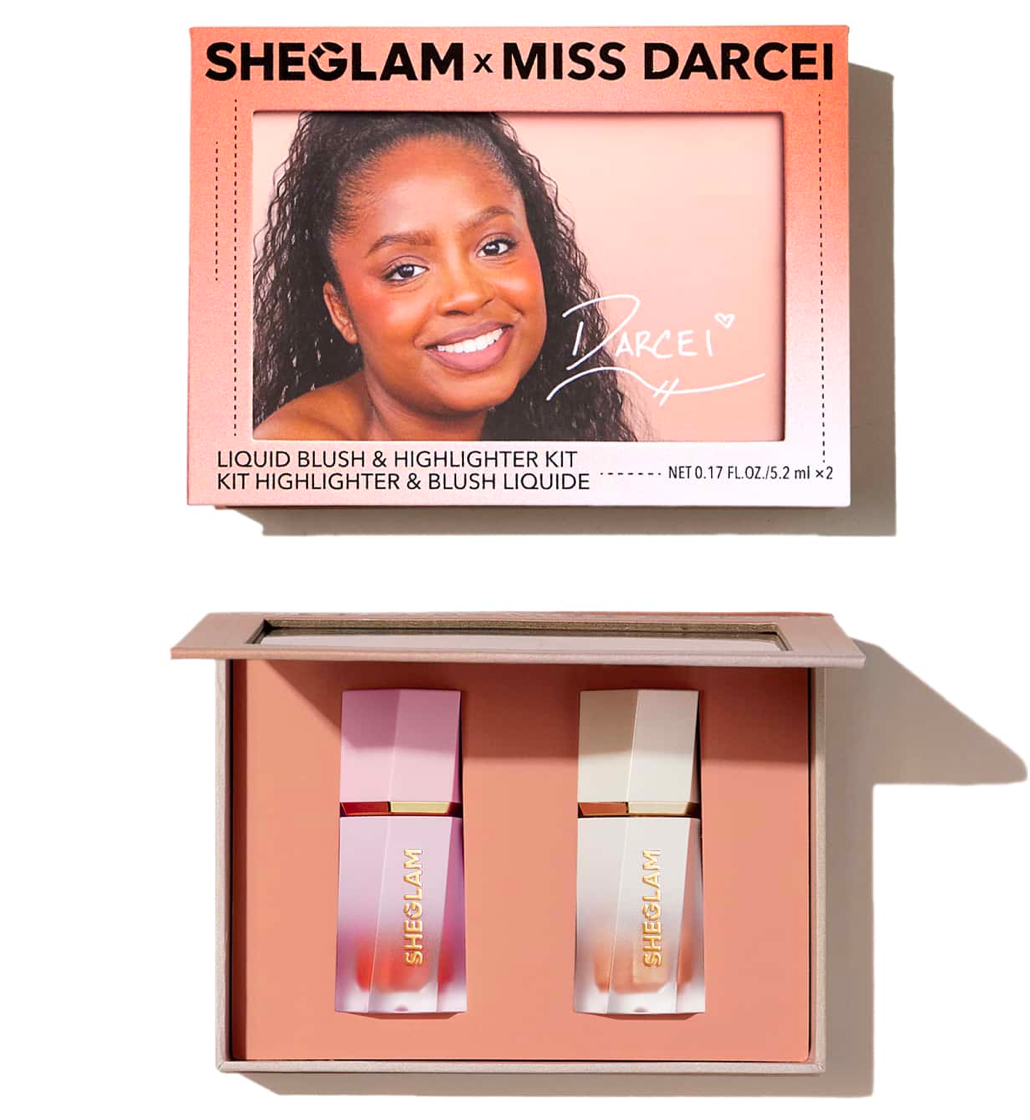 Sheglam X Miss Darcei Liquid Blush & Highlighter Kit