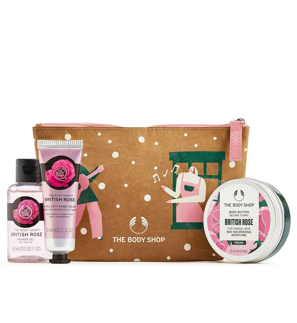 The Body Shop Bloom & Glow British Rose Mini Gift Set