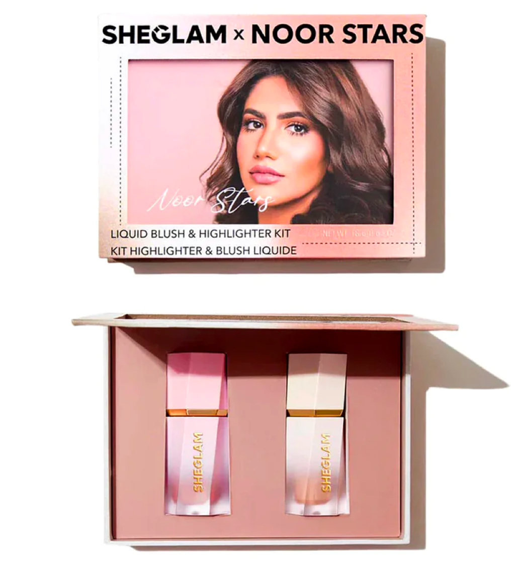 Sheglam X Noor Stars Liquid Blush & Highlighter Kit