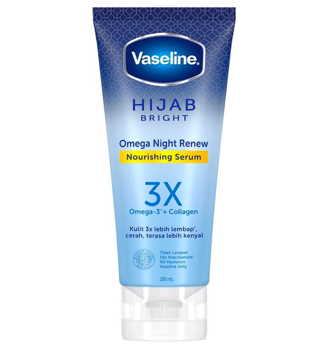 Vaseline Hijab Bright Nourishing Serum Omega Night Renew