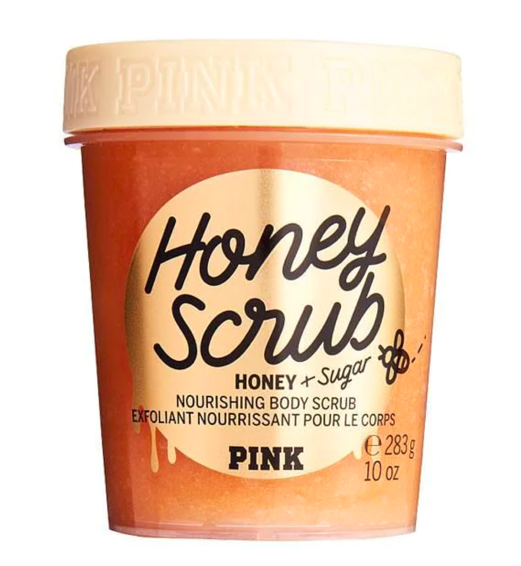 PINK Honey Scrub Nourishing Body Scrub with Pure Honey