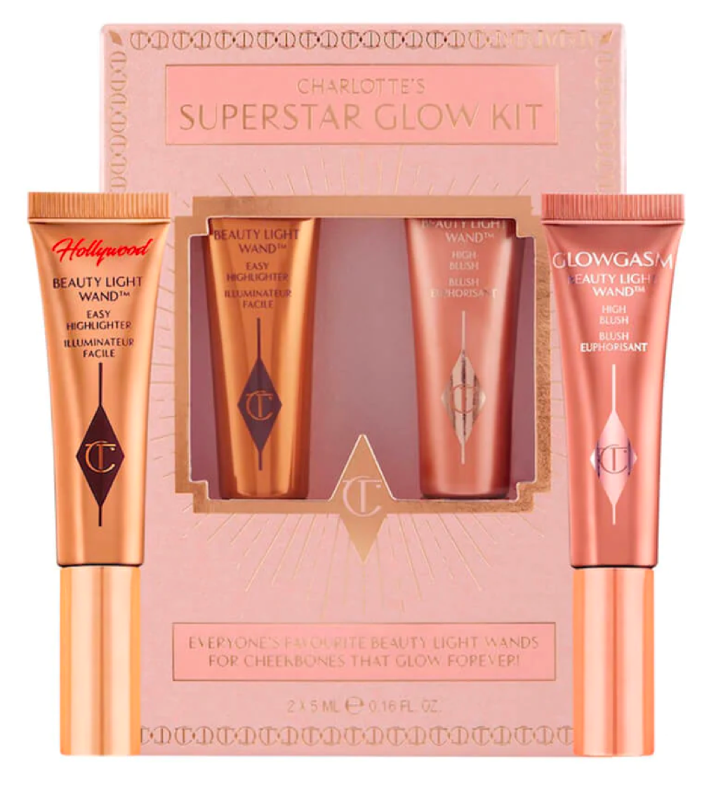 Charlotte Tilbury Superstar Glow Kit: Mini Beauty Light Wand Gift Set