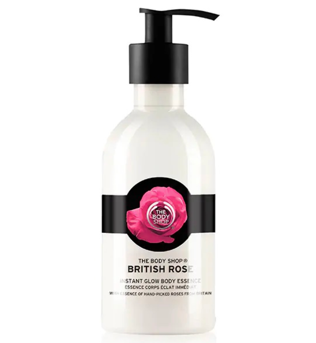 The Body Shop British Rose Instant Glow Body Essence Lotion