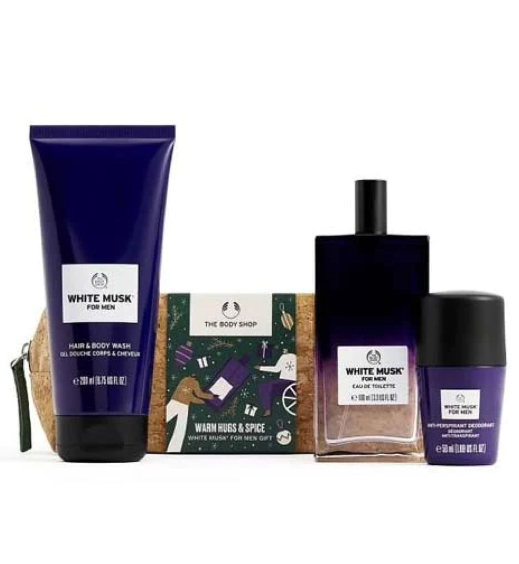 The Body Shop Warm Hugs & Spice White Musk For Men Gift Set