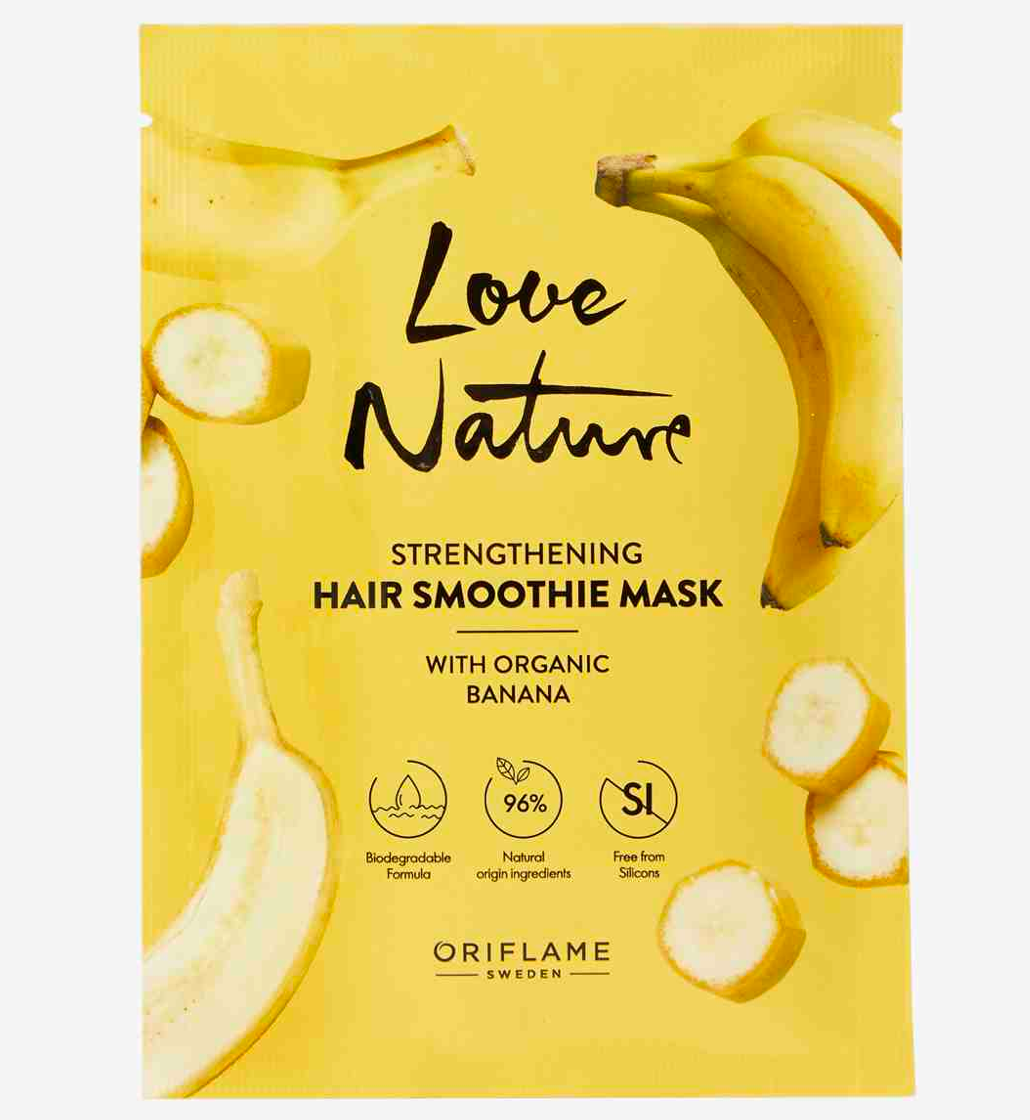 Oriflame Love Nature Strengthening Hair Smoothie Mask with Organic Banana