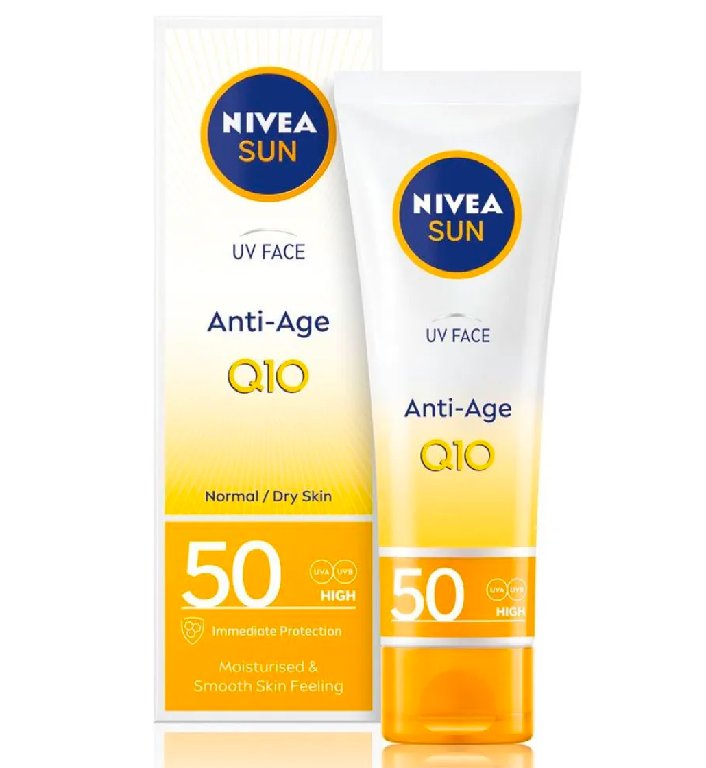 Nivea Sun UV Face Anti-Age Q10 Cream SPF 50