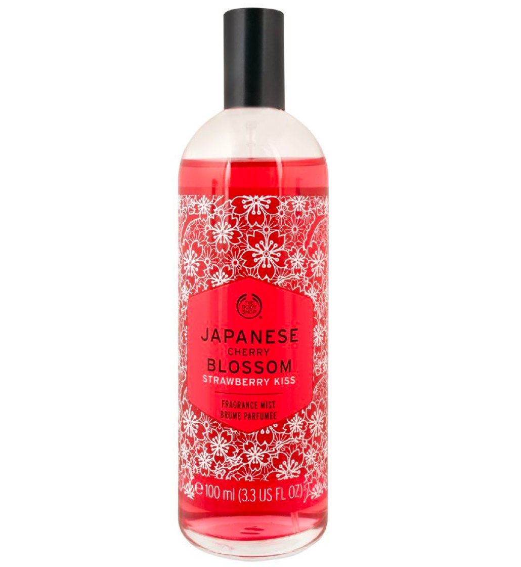 The Body Shop Japanese Cherry Blossom Strawberry Kiss Fragrance Mist