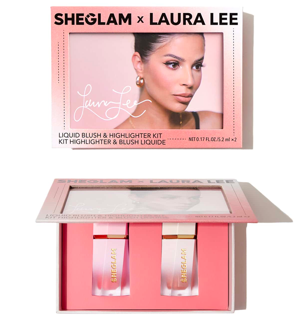 Sheglam X Laura Lee Liquid Blush & Highlighter Kit